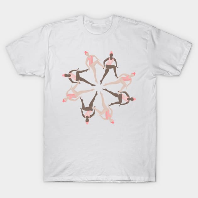 Synchronized Swimmers T-Shirt by Home Cyn Home 